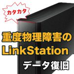 重度物理障害の発生したLinkStation（BUFFALO製LS210D0201N）からの特急データ復旧事例！